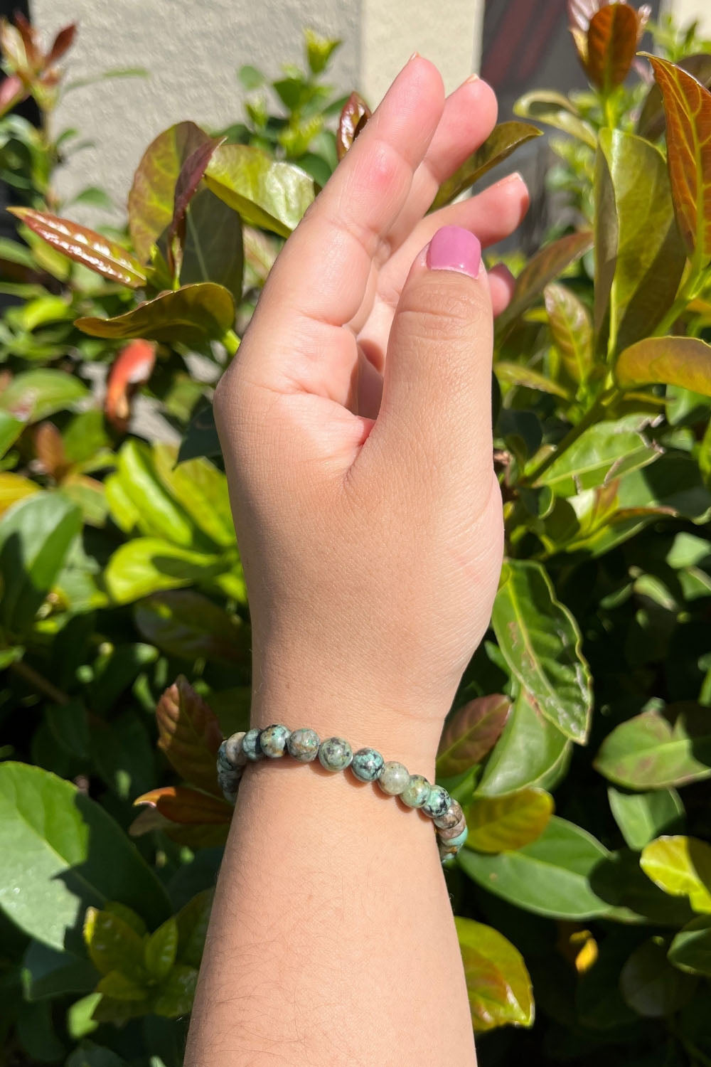 Sivalya African Turquoise Beaded Bracelet