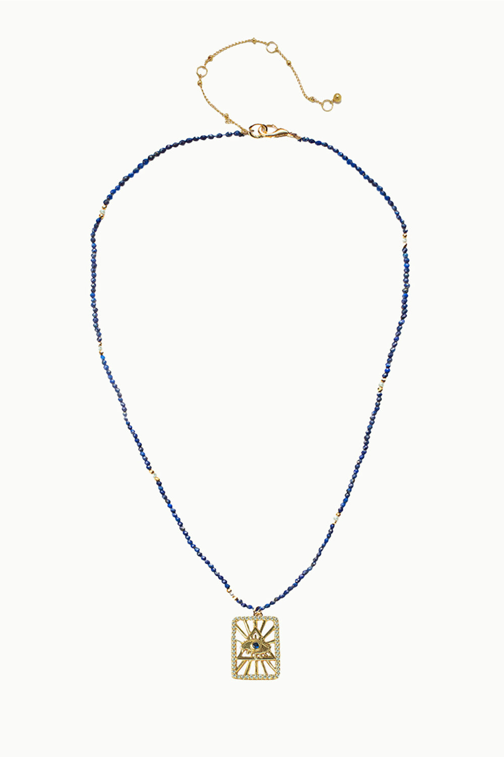 All Seeing Eye Lapis Necklace