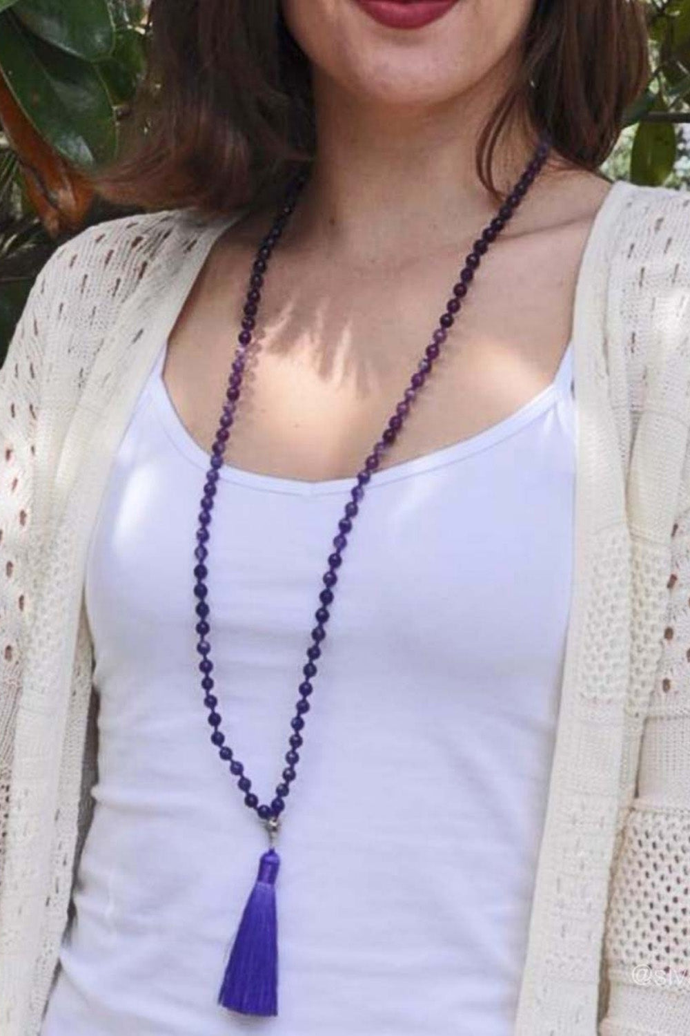 Sivalya Grounded in Peace Amethyst Mala