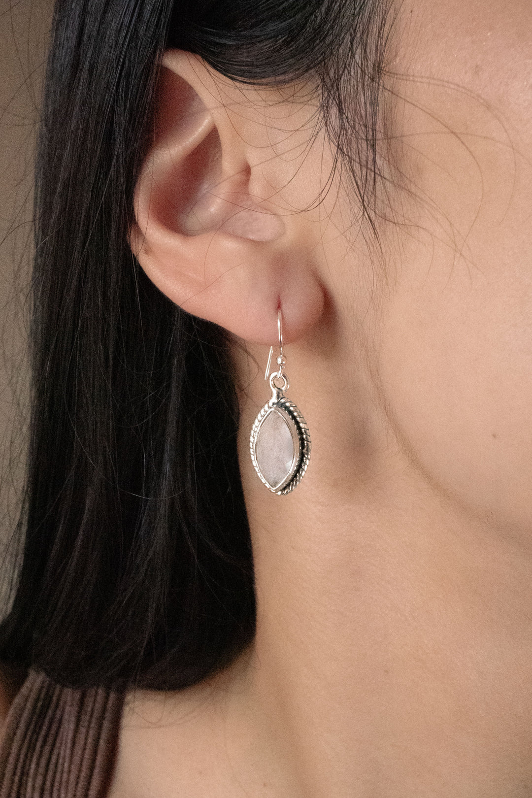 Sivalya Moonstone Drop Earrings - Ananda