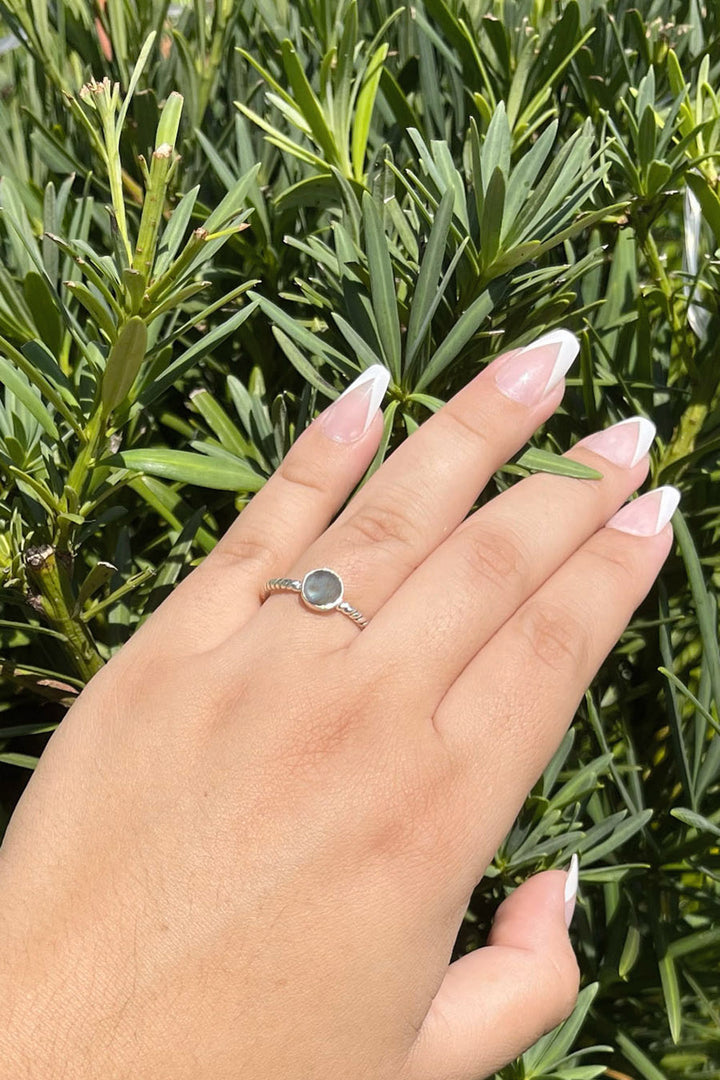 Sivalya Labradorite Solitaire Ring - Bijoux