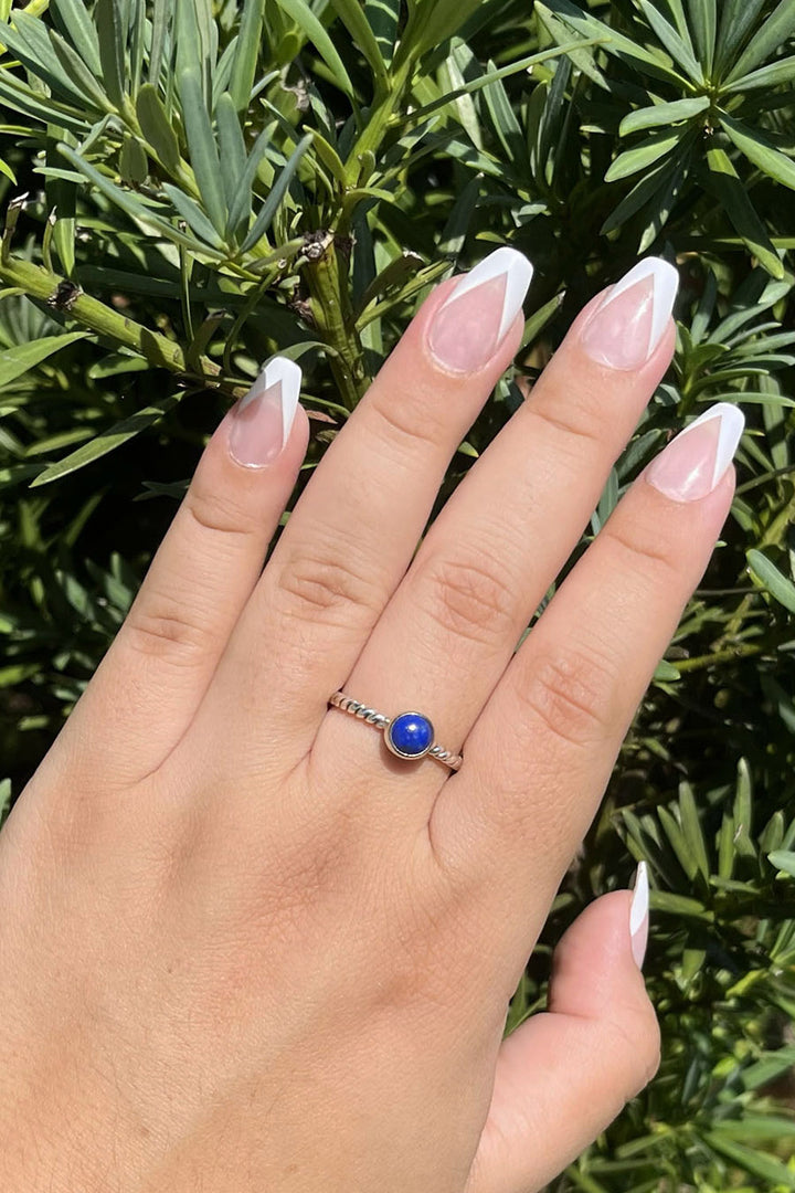 Sivalya Lapis Lazuli Solitaire Ring - Bijoux