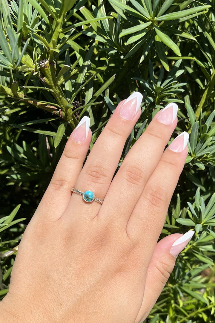 Sivalya Turquoise Solitaire Ring - Bijoux