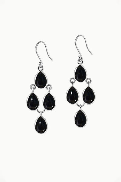 Dew Drops Earrings, Dusk