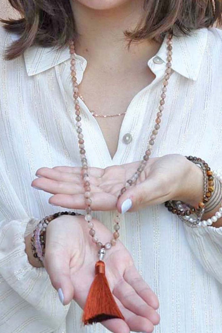 Sivalya Infinite Fortunes Botswana Agate Mala