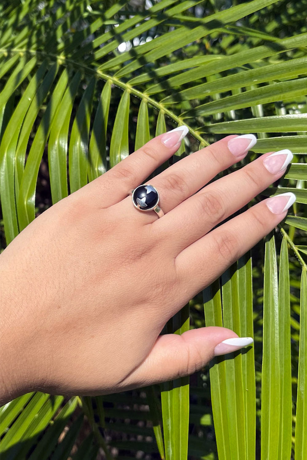 Sivalya Black Onyx Cabochon Ring - Spellbinder