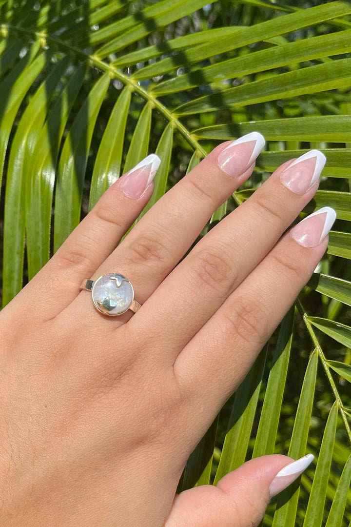 Sivalya Moonstone Cabochon Ring - Spellbinder