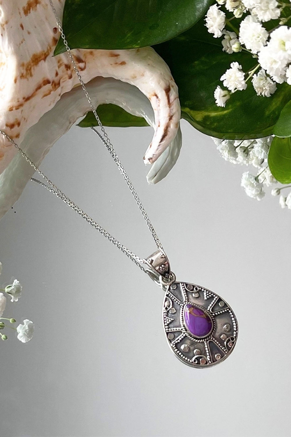 Sterling Silver Desert Muse Pendant | Sivalya