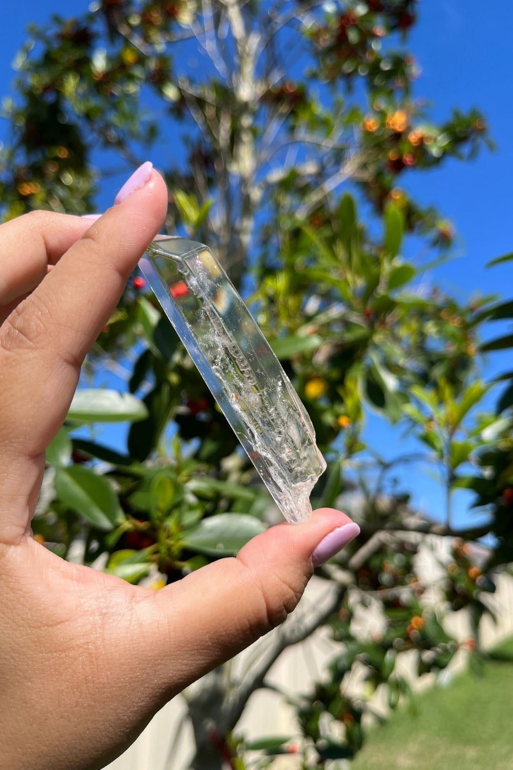 Clear Quartz Crystal Natural Point #4