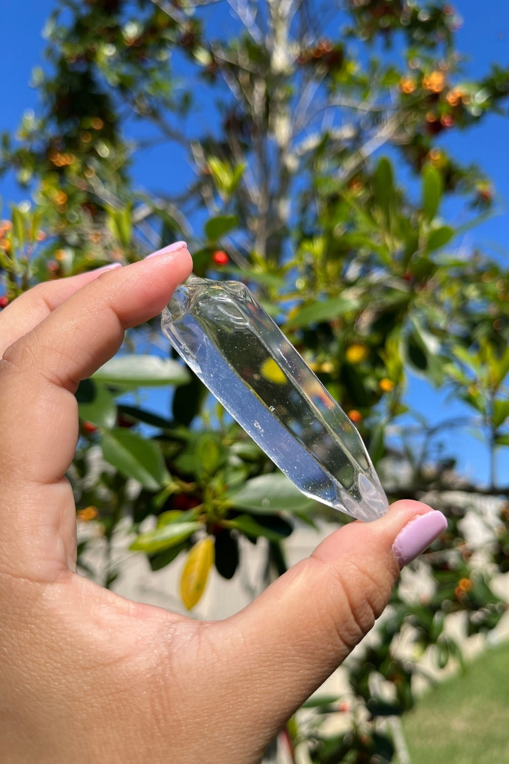 Clear Quartz Crystal Natural Point #5