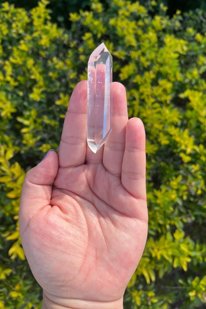 Clear Quartz Double Terminated Crystal Point