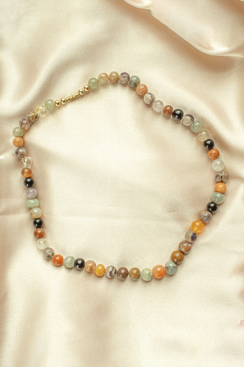 Flowing Energy Chakra Gemstones Necklace