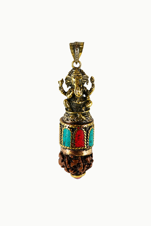 Ganesha Rudraksha Pendant, Prosperity and Success