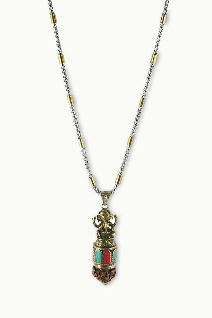 Sivalya Ganesha Prosperity and Success Necklace for Men