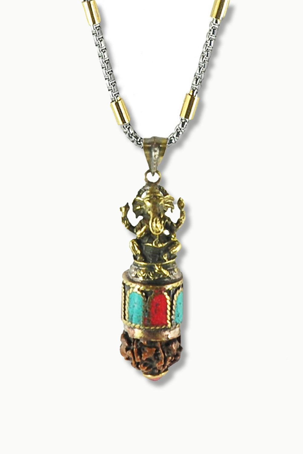 Sivalya Ganesha Prosperity and Success Necklace for Men
