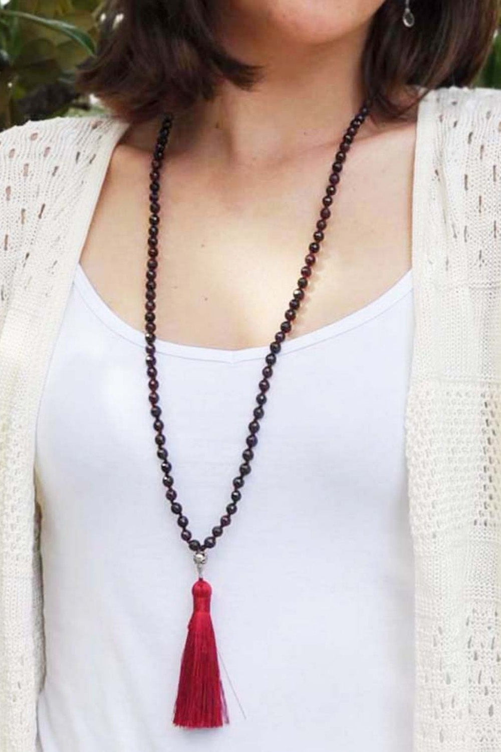 Sivalya Kundalini Energy Garnet Mala