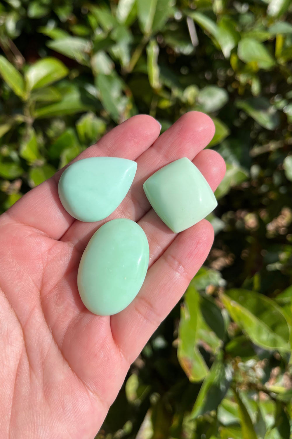 Green Opal Indonesia Cabochon