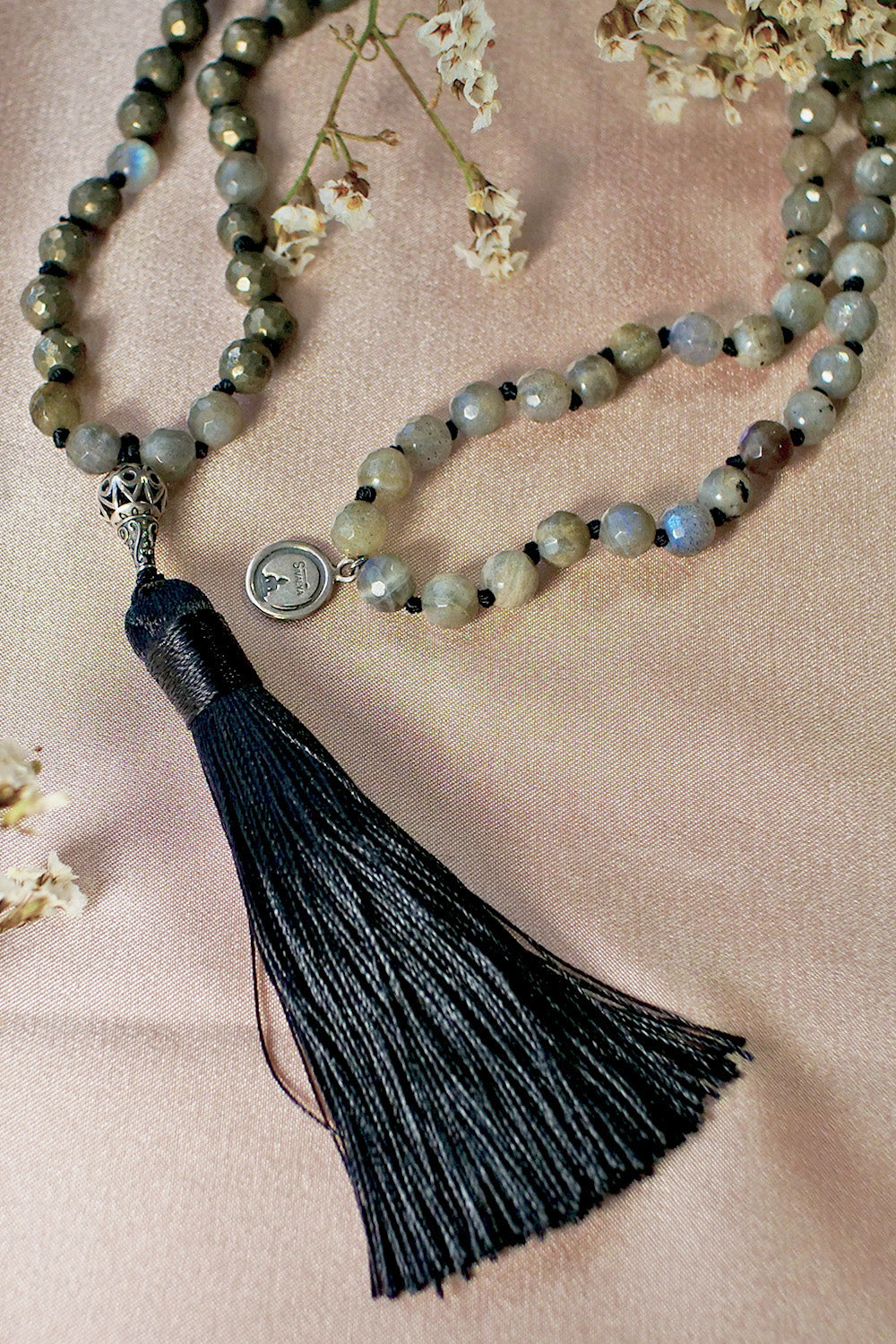 Sivalya Intention Setting Labradorite and Pyrite Mala