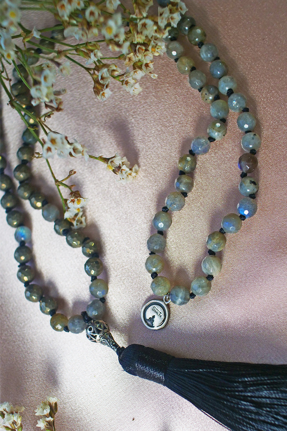 Sivalya Intention Setting Labradorite and Pyrite Mala