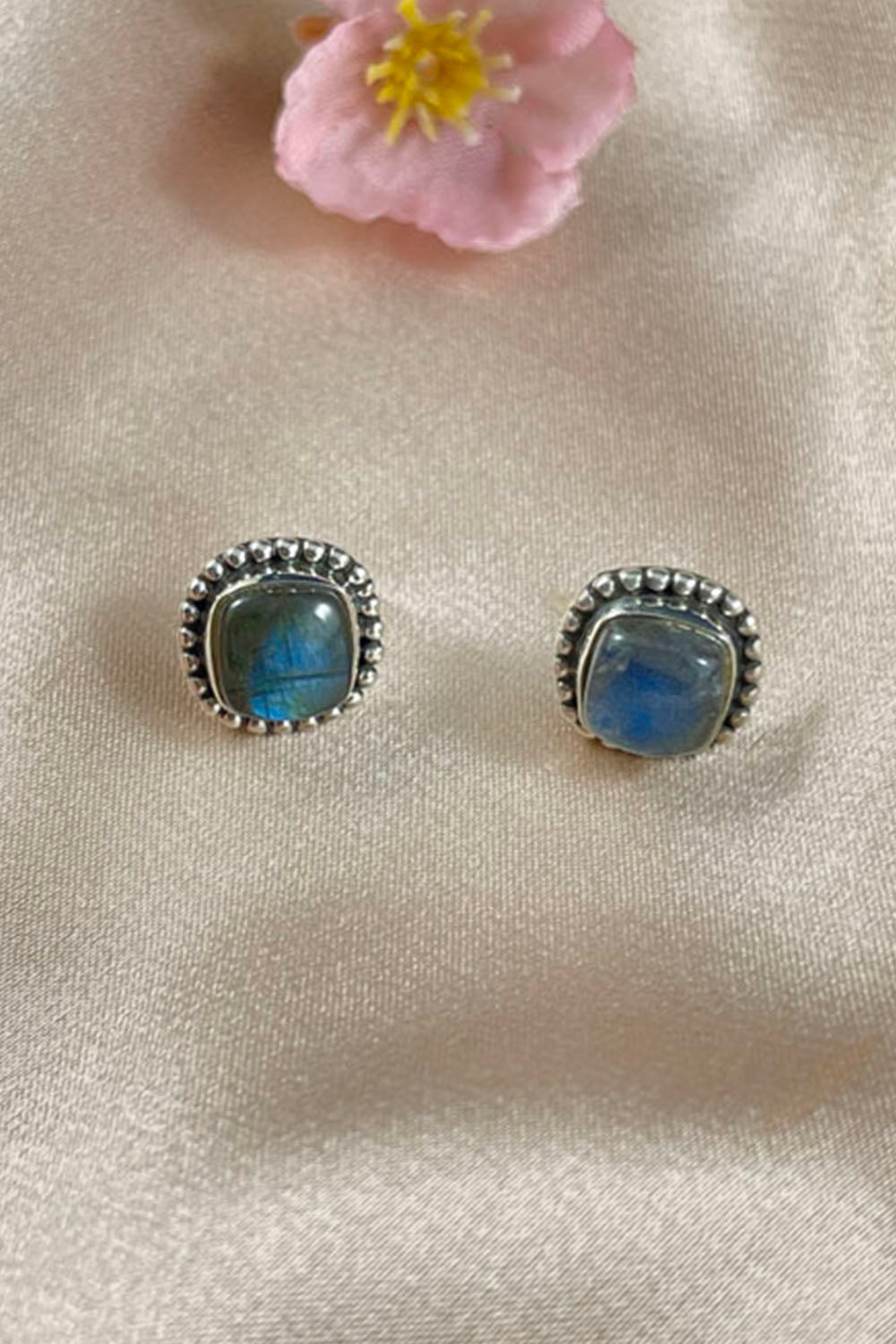 Sivalya Labradorite Studs Post Earrings