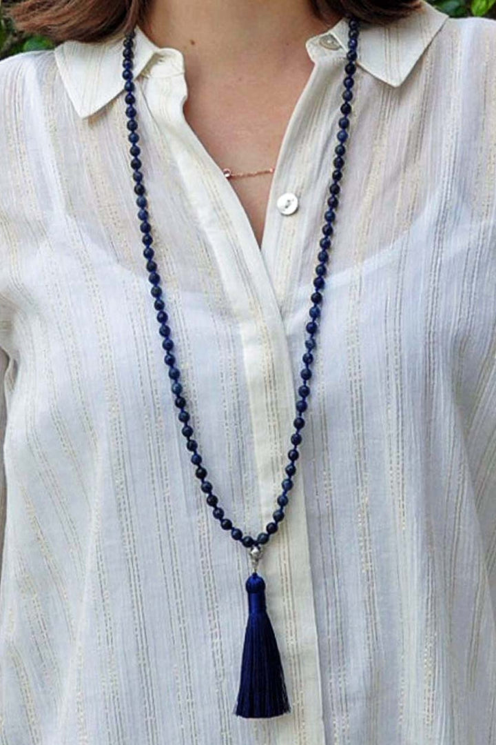 Sivalya Guided by Goddess Lapis Lazuli Mala