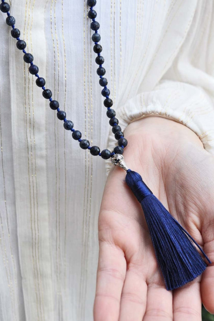 Sivalya Guided by Goddess Lapis Lazuli Mala