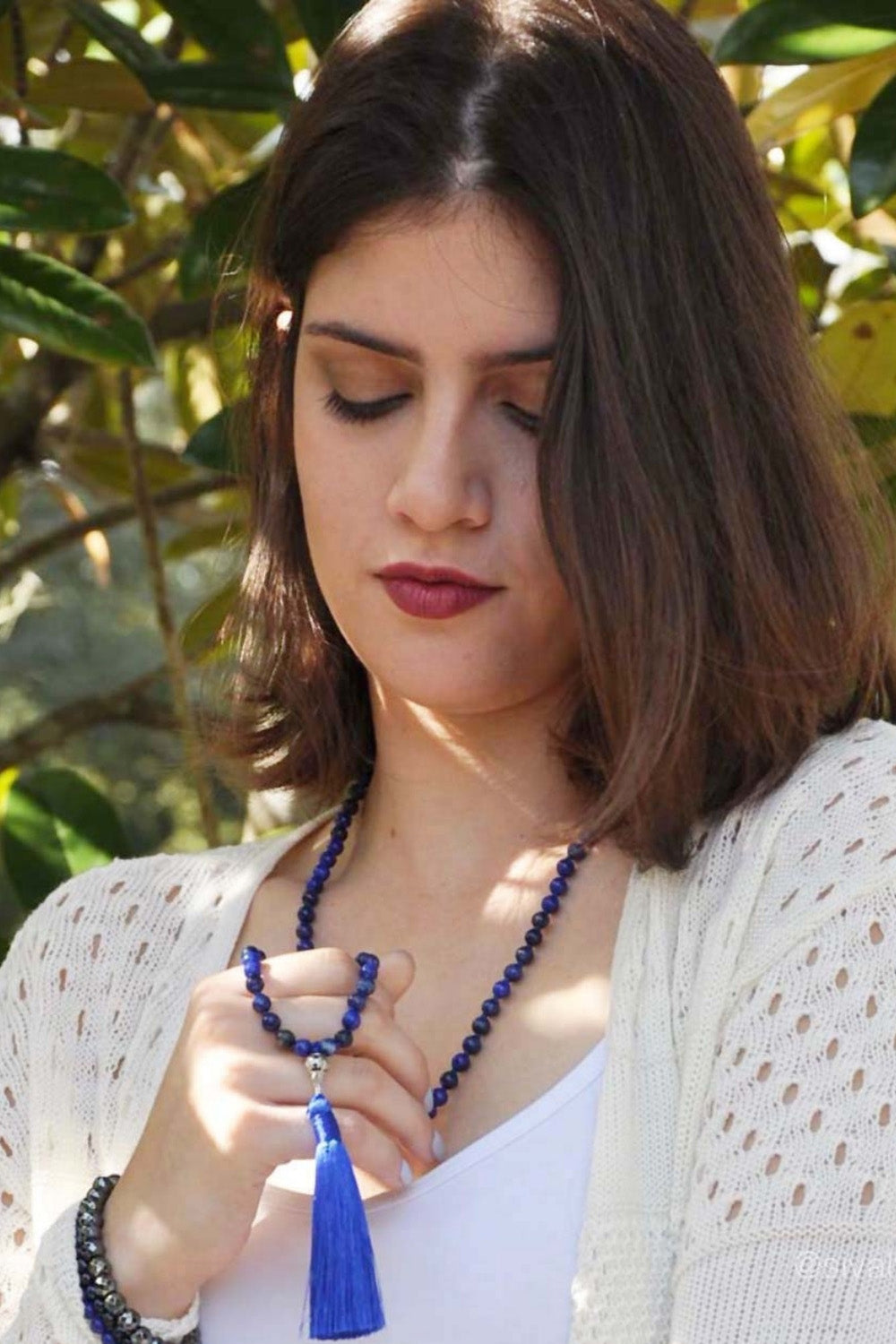 Sivalya Guided by Goddess Lapis Lazuli Mala