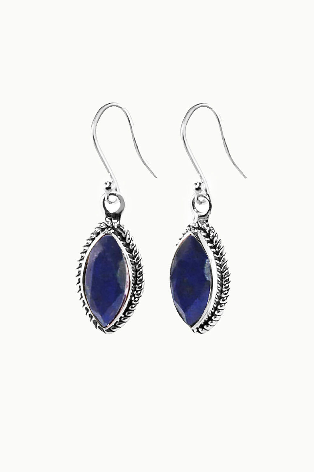 Sivalya Lapis Lazuli Drop Earrings - Ananda