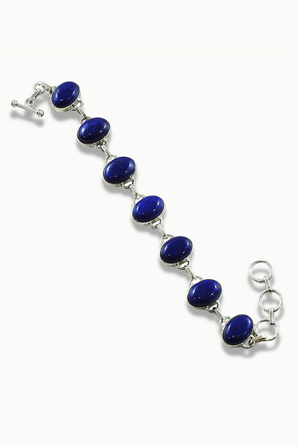Sivalya Lapis Lazuli Silver Bracelet - Splendor