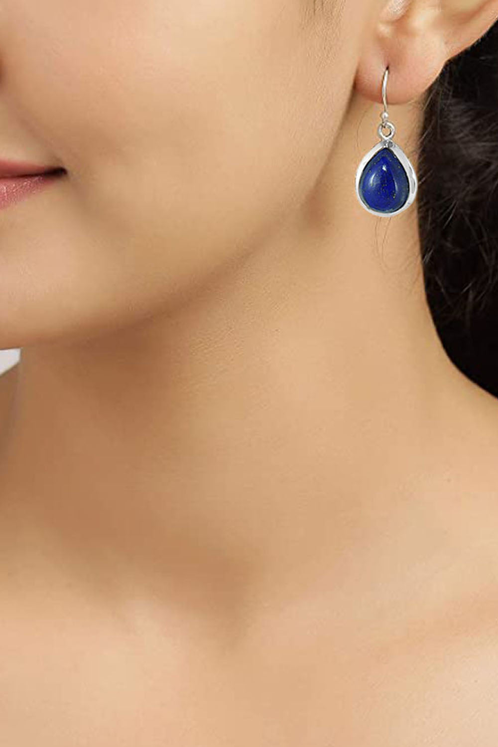Sivalya Lapis Lazuli Silver Earrings- Bliss