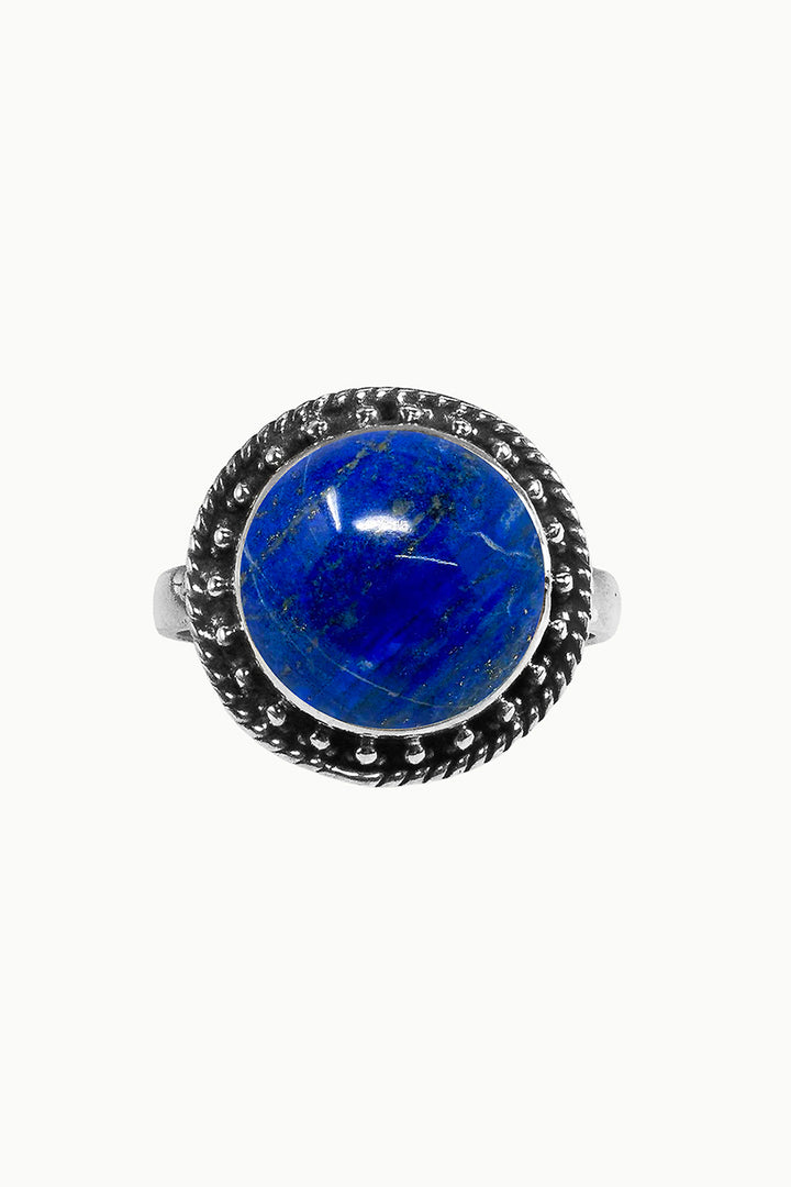 Sivalya Lapis Lazuli Silver Ring - Aurora