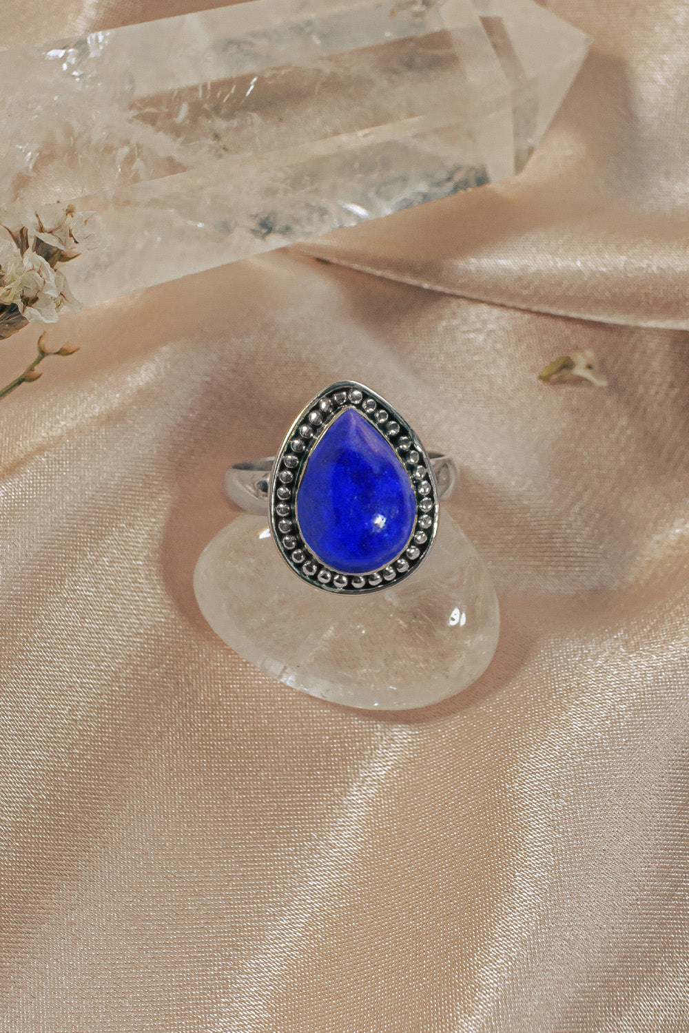 Sivalya Lapis Lazuli Silver Ring - Tara
