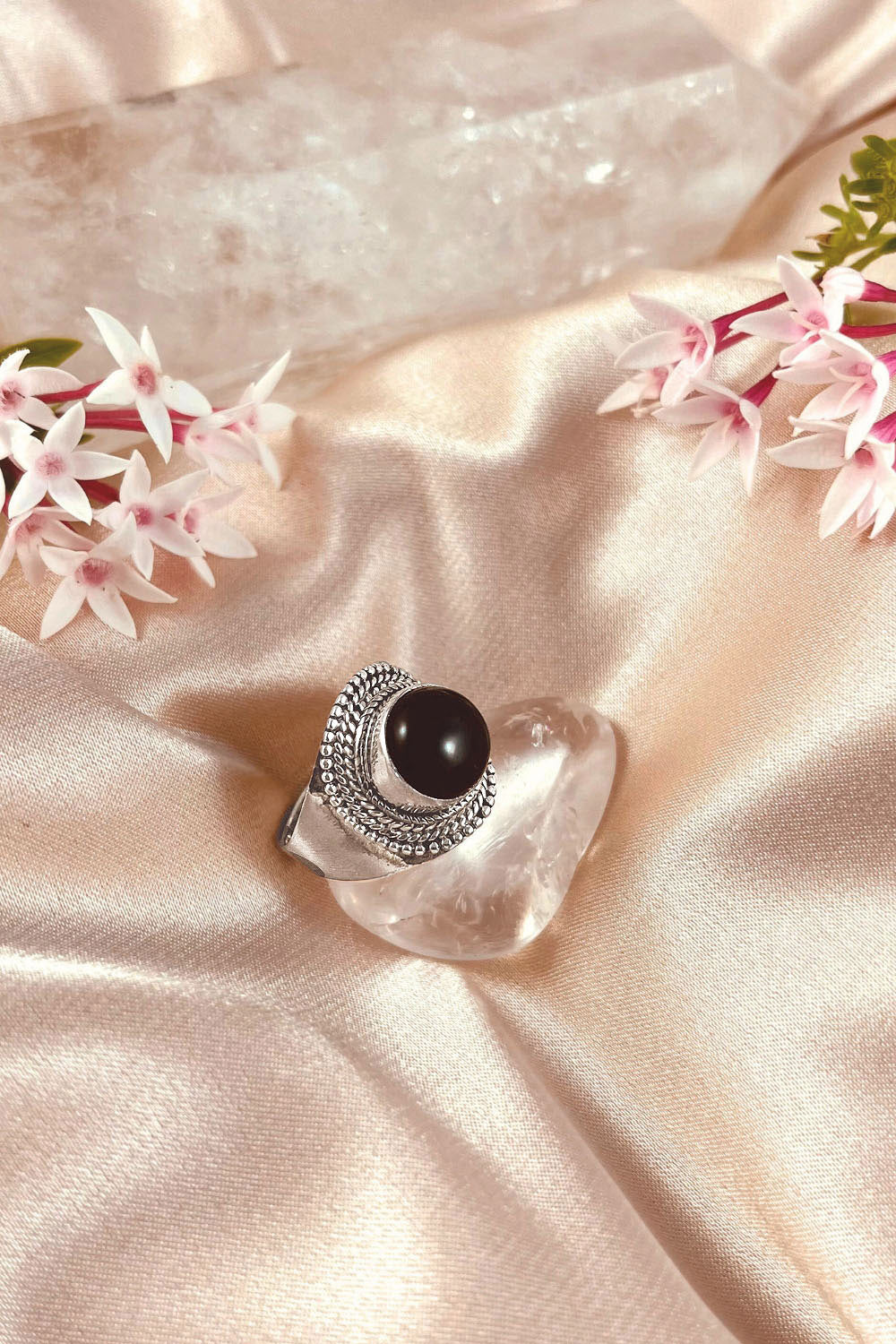 Sivalya Black Onyx Statement Ring - Luna