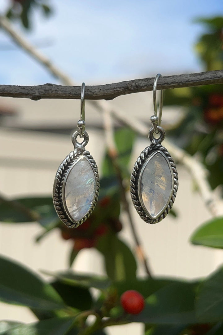 Sivalya Moonstone Drop Earrings - Ananda