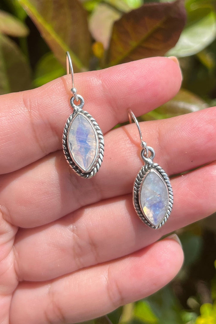 Sivalya Moonstone Drop Earrings - Ananda