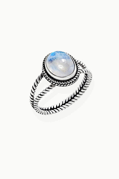 Selene Moonstone Ring