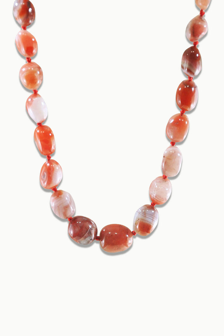 Sivalya Natural Carnelian Crystals Necklace
