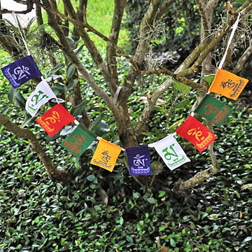 Sivalya Om Mani Padme Hum Tibetan Prayer Flags