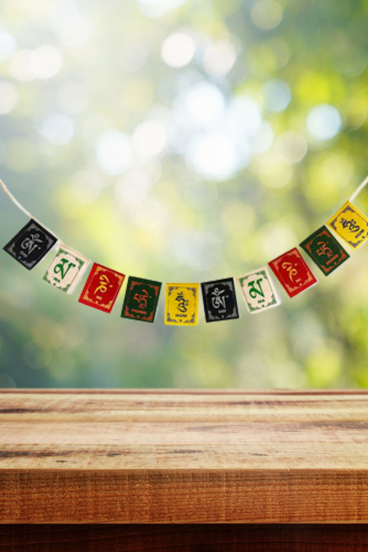 Sivalya Om Mani Padme Hum Tibetan Prayer Flags