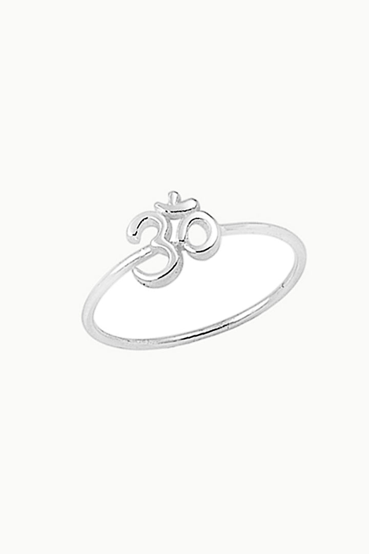 Sivalya Om Symbol Ring Sterling Silver