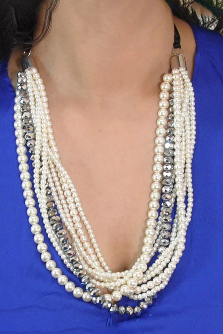 Sivalya Paris Layered Pearl Necklace