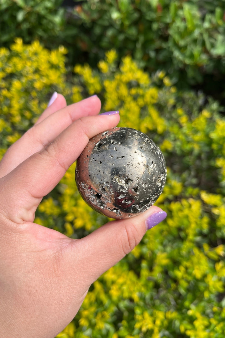 Pyrite Geode Sphere #1