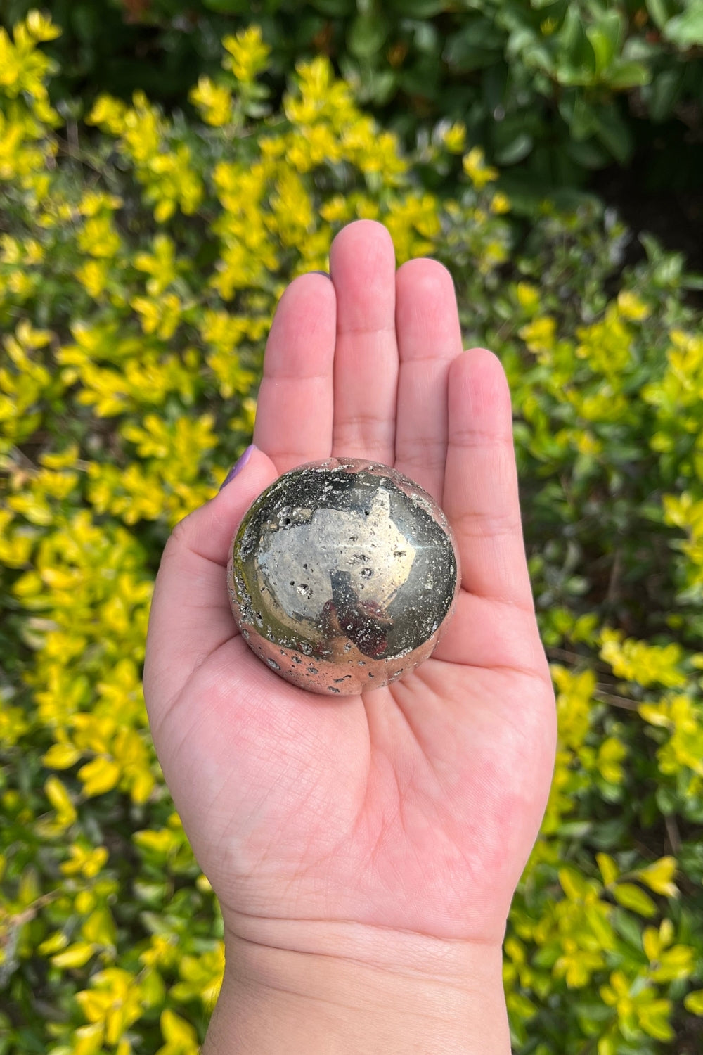 Pyrite Geode Sphere #2