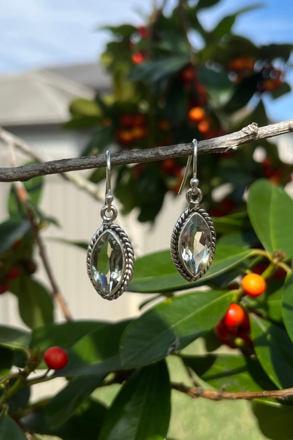 Sivalya Quartz Crystal Drop Earrings - Ananda