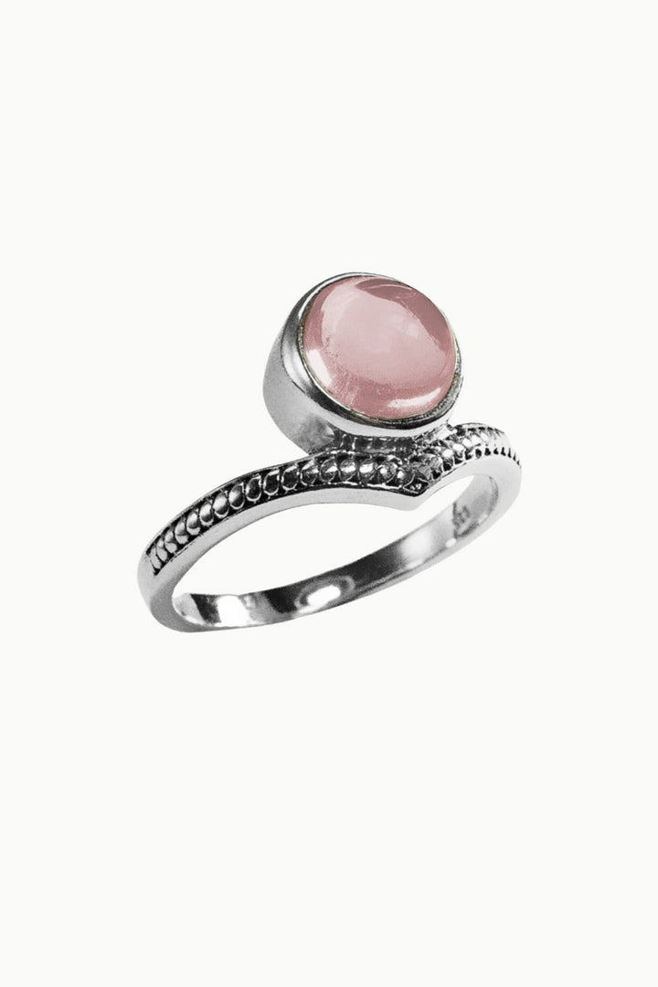 Sivalya Rose Quartz Tiara Ring