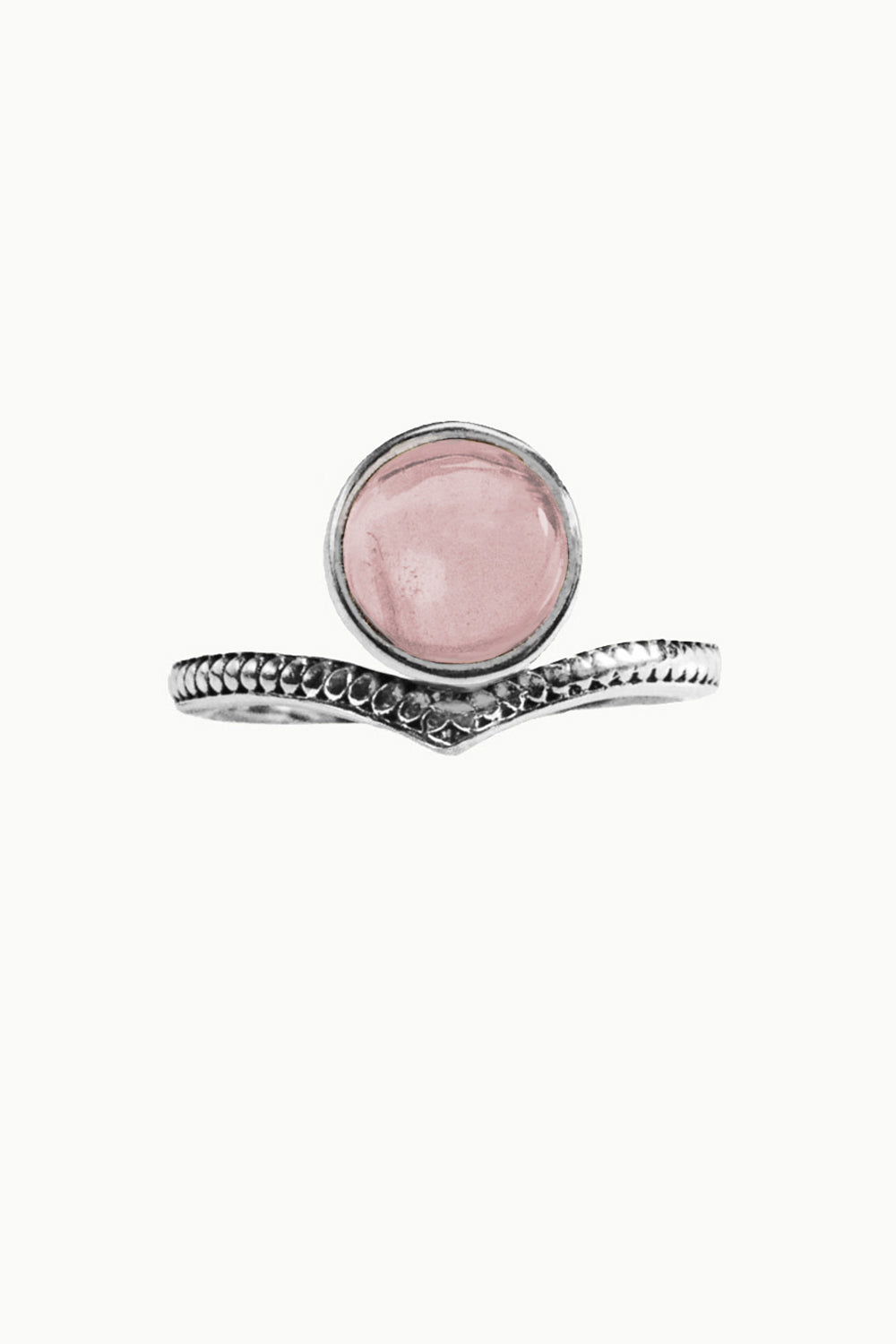Sivalya Rose Quartz Tiara Ring