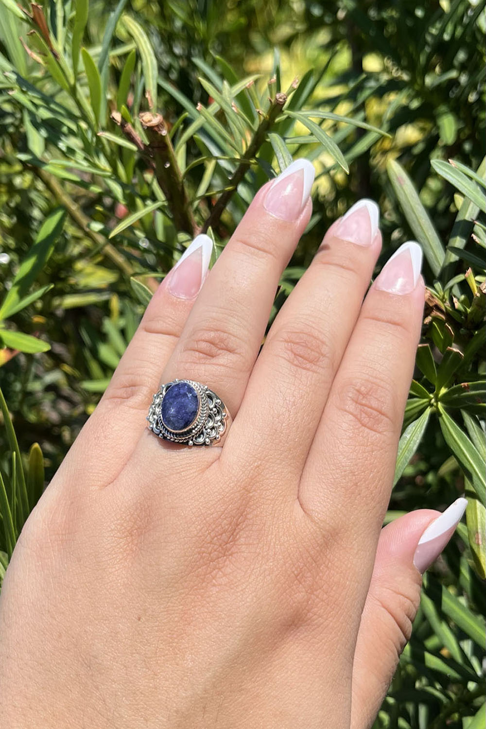 Sivalya Raw Sapphire Statement Ring - Royalty