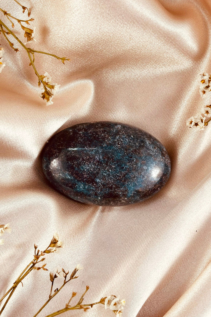 Ruby in Kyanite Palm Stone