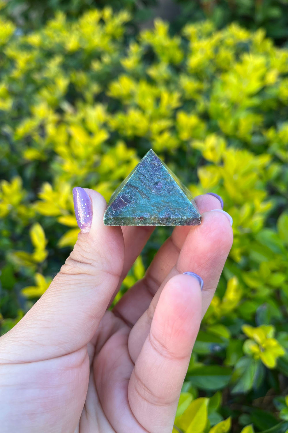 Ruby Zoisite Pyramid