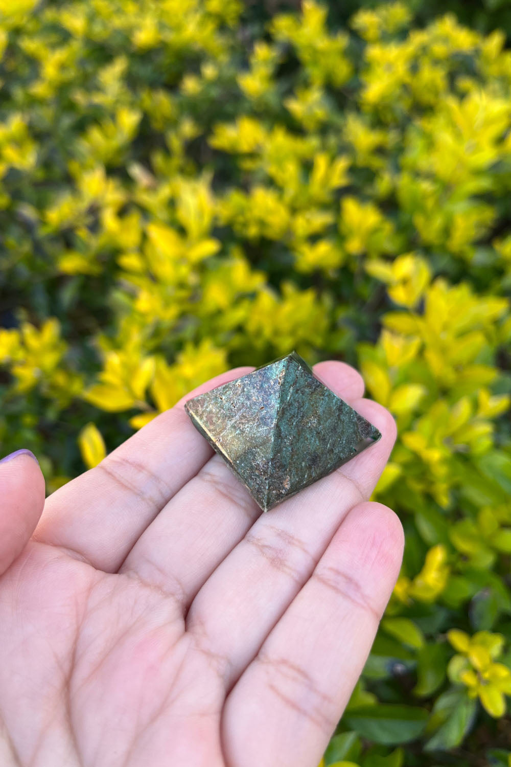 Ruby Zoisite Pyramid Point